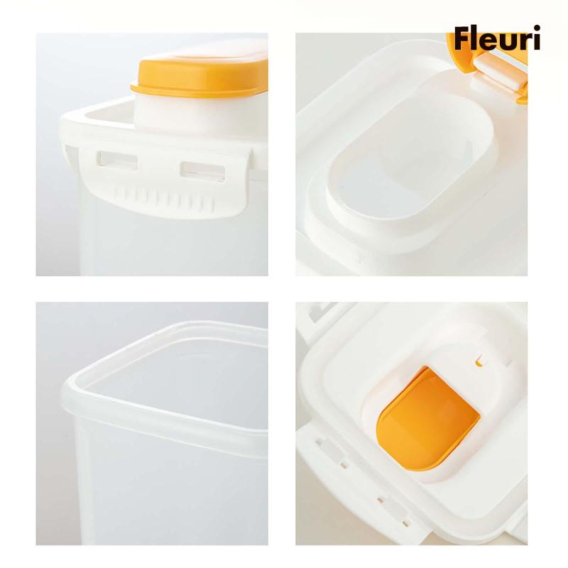 Hộp Đựng Thực Phẩm Kín Khí Trong Suốt Có Nắp Đậy Thiết Thực Dành Cho Nhà Hàng / Nhà Bếp