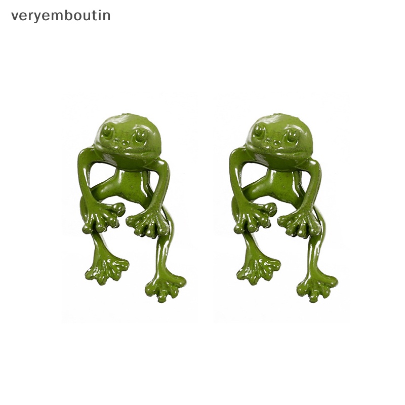 1 Đôi Bông Tai Hình Chú Ếch Dễ Thương Phong Cách Gothic Punk Dành Cho Nữ