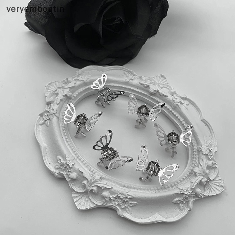 1 Kẹp Tóc Kim Loại Mini Hình Bướm Dễ Thương Cho Bé Gái