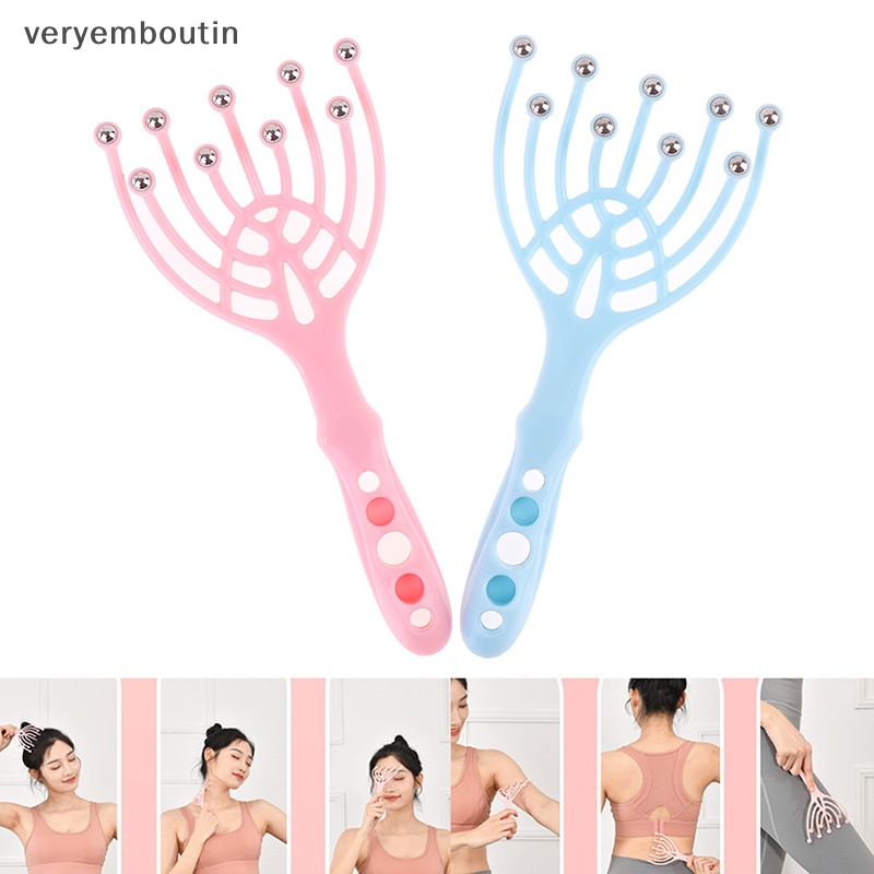 Dụng Cụ Mát Xa Da Đầu Hình Bạch Tuộc Giúp Giảm Căng Thẳng Hiệu Quả