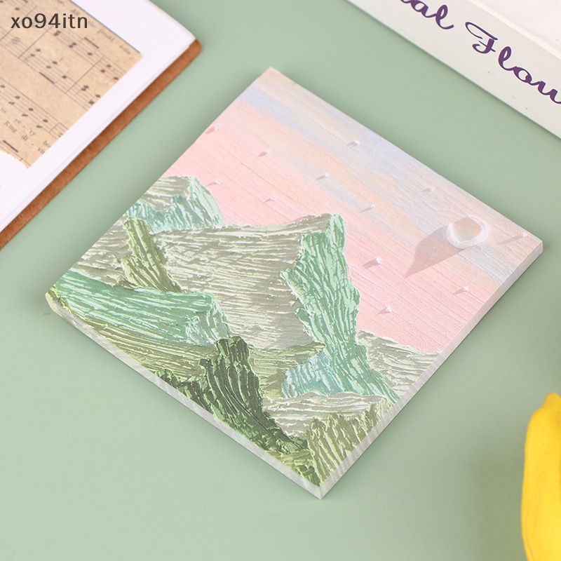 Tn Giấy Ghi Chú Nhỏ Nhắn Tự Làm Không Dính Phong Cách Đồng Quê Tươi Mới