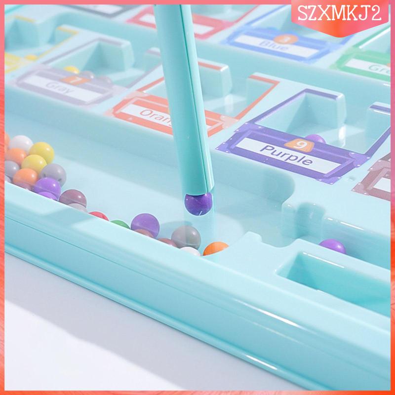 Đồ Chơi Mê Cung Hạt Nhiều Màu Sắc Cho Bé 3 4 5 Tuổi