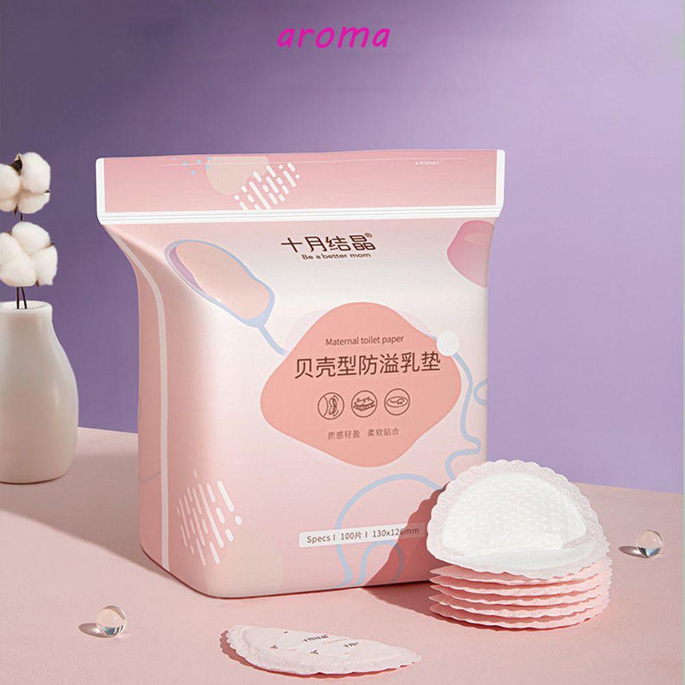 AROMA Miếng Lót Ngực Mềm Mại Dùng Một Lần Tiện Dụng Cho Mẹ Bỉm Sữa