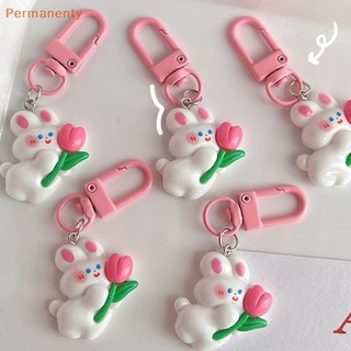 Móc Khóa Hình Thỏ Mini Dễ Thương