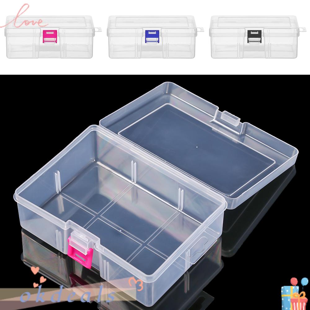 OKDEALS Hộp Nhựa Trong Suốt Trưng Bày Trang Sức Chất Lượng Cao