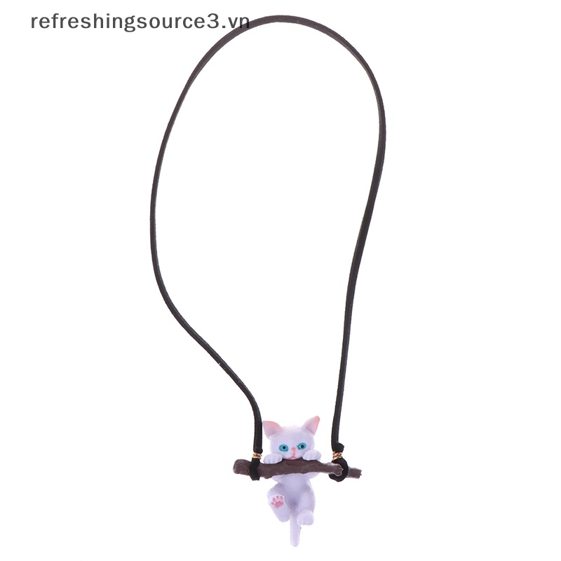Dây Treo Trang Trí Nội Thất Xe Hơi Hình Chú Mèo Nhánh Cây Dễ Thương REFRE3 3.vn}