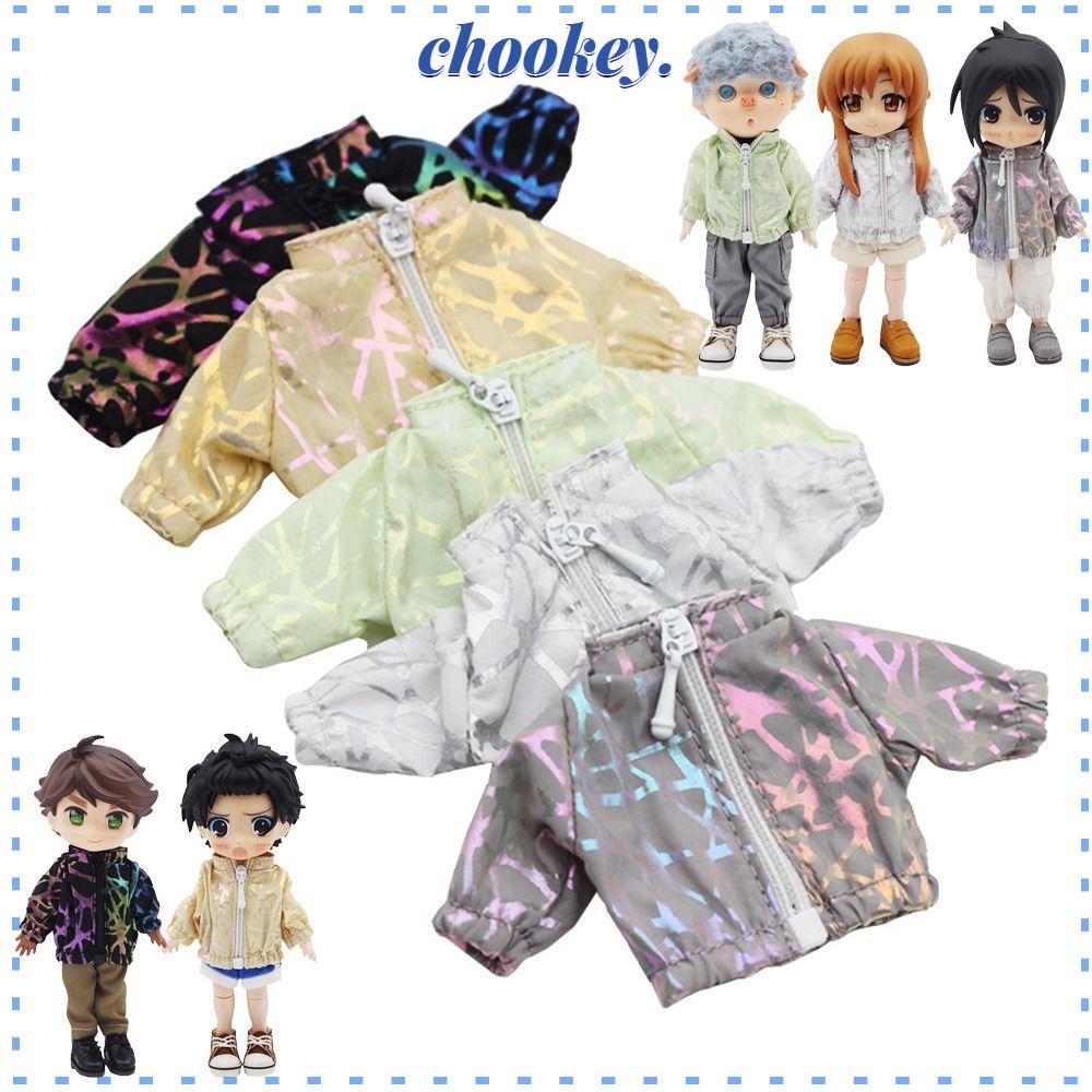 CHOOKEY Áo Khoác Có Khóa Kéo Thời Trang Cho Búp Bê 1 / 11OB11