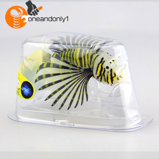 Cá Giả Bằng Silicone Phát Quang Dùng Trang Trí Bể Cá