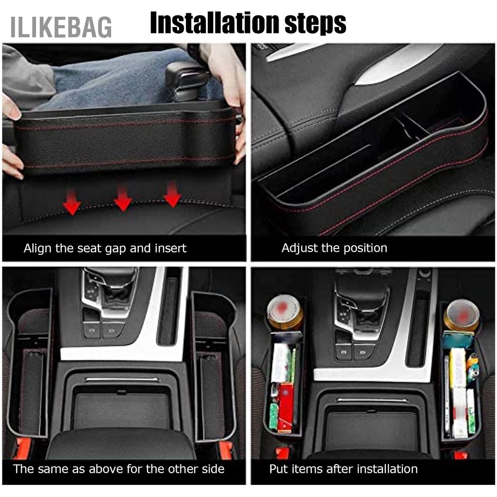 Ilikebag Ghế Ngồi Ô Tô Khoảng Trống Người Tổ Chức Đa Năng Hộp Bảo Quản Nước Cốc Xe Tiếp Liệu