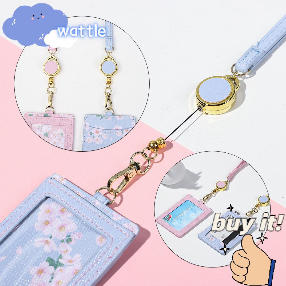 WATTLE Ốp Bao Đựng Thẻ ID Có Thể Thu Gọn Cho Nữ