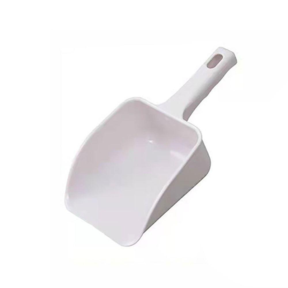 JANE Xẻng Xúc Kem / Bắp Rang / Gia Vị / Thức Ăn Thú Cưng Bằng Nhựa PP Cỡ Nhỏ Màu Trắng Chắc Chắn Đa Năng Tiện Dụng