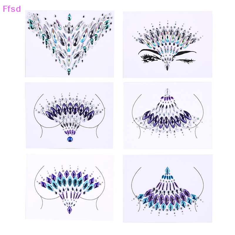 {Ffsd} Miếng Dán Núm Vú Pha Lê Dán Ngực Phụ Nữ Bán Chạy *
