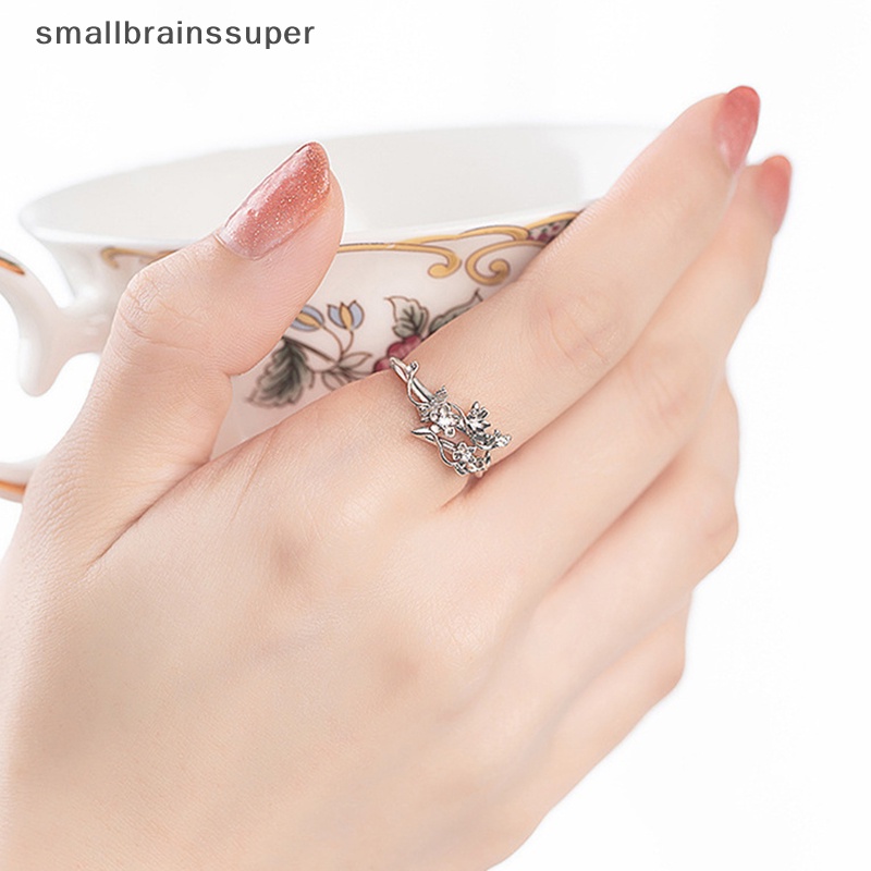 Smallbrainssuper Nhẫn Cặp Unisex Có Thể Điều Chỉnh Hình Anime Tian Guan Ci Fu Blessing Hua Cheng Xie Lian Quà Tặng SBS