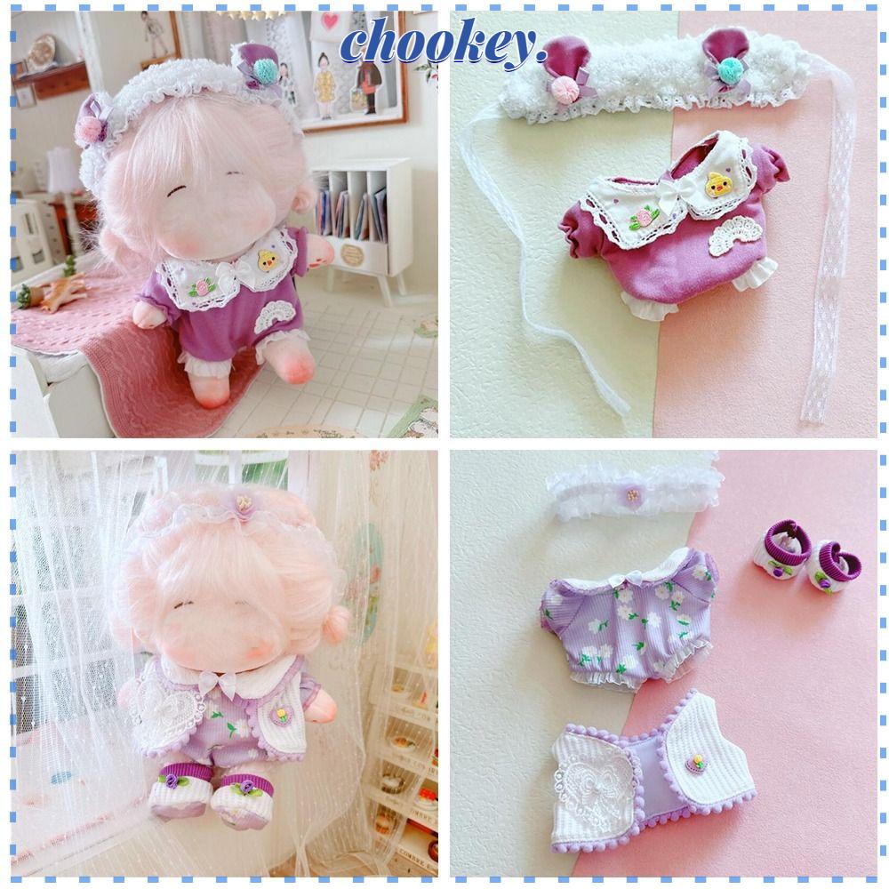 CHOOKEY Băng Đô Ren Thay Thế Cho Búp Bê 20CM