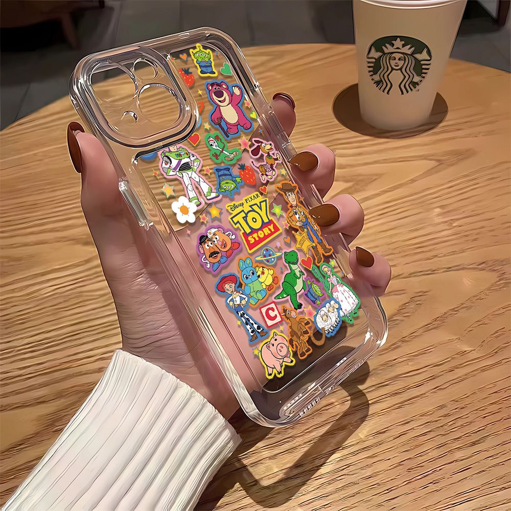 Ốp Điện Thoại Dẻo Họa Tiết Hoạt Hình Toy Story Dễ Thương Cho iPhone14Promax13 11 1278p