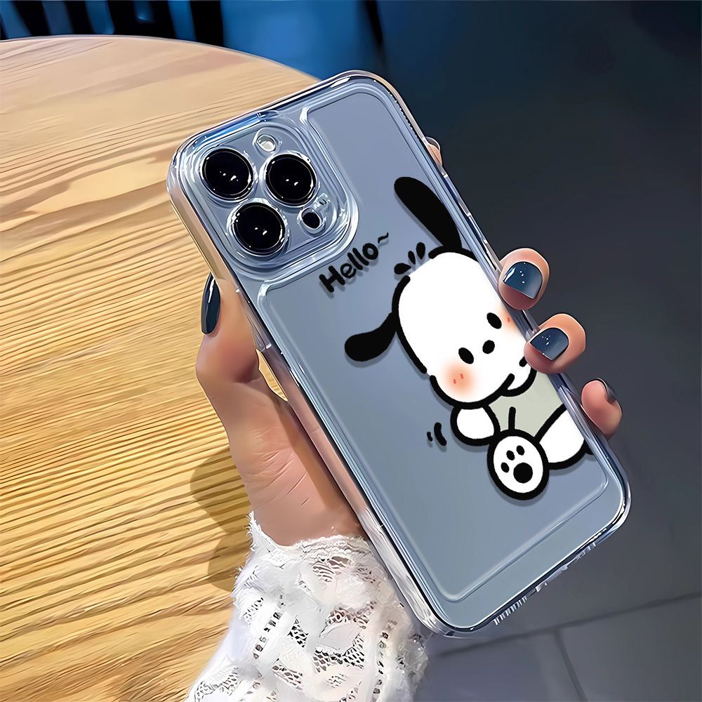 Ốp Điện Thoại Dẻo Họa Tiết Hoạt Hình Chagou Dễ Thương Cho iPhone14Promax11 81213 7plus