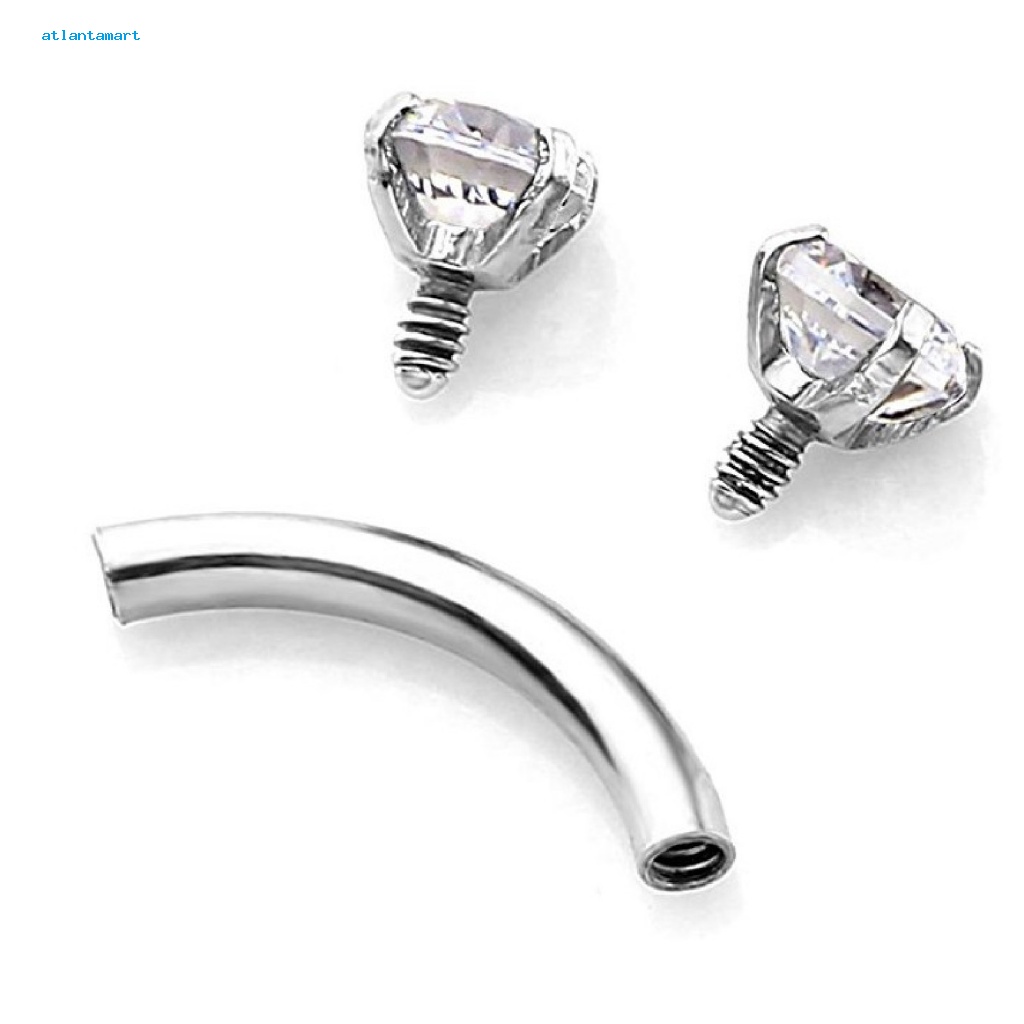 Túi Đựng Đồ Dùng Cao Cấp Tiện Dụng| Khuyên Xỏ Lông Mày Bằng Thép Đính Đá Zircon Chống Mòn Thời Trang Cho Nữ