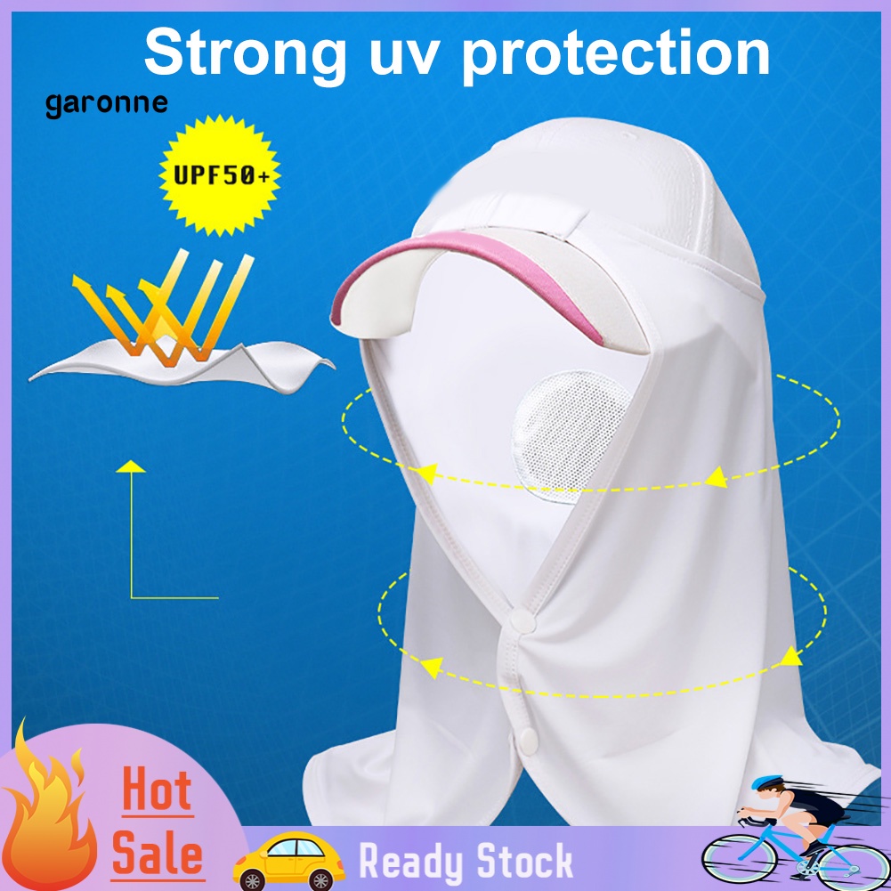 Khăn Che Mặt Và Cổ Chống Tia UV Thoáng Khí Thời Trang Mùa Hè Cho Nam Và Nữ