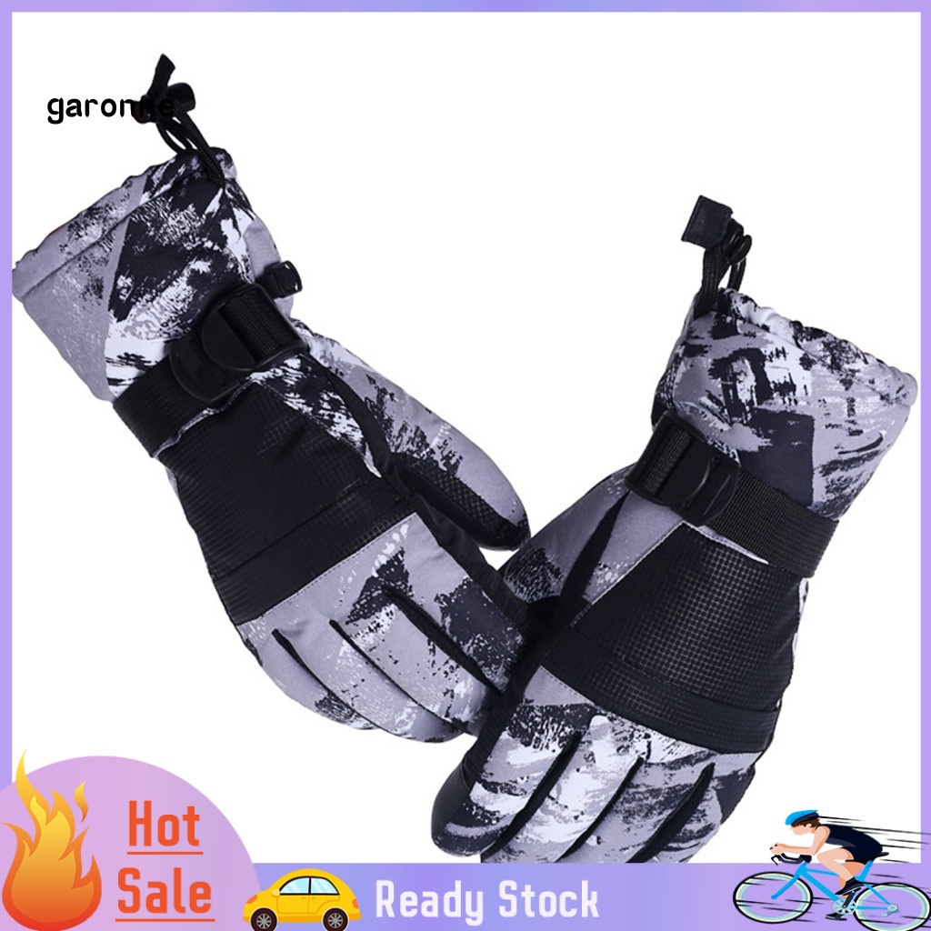 Găng Tay Trượt Tuyết / Đạp Xe Ngoài Trời Mùa Đông Chống Nước Cho Nam Và Nữ