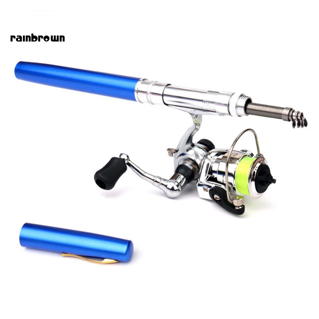 Cần Câu Cá Mini 16m Hình Cây Bút Bằng Kim Loại