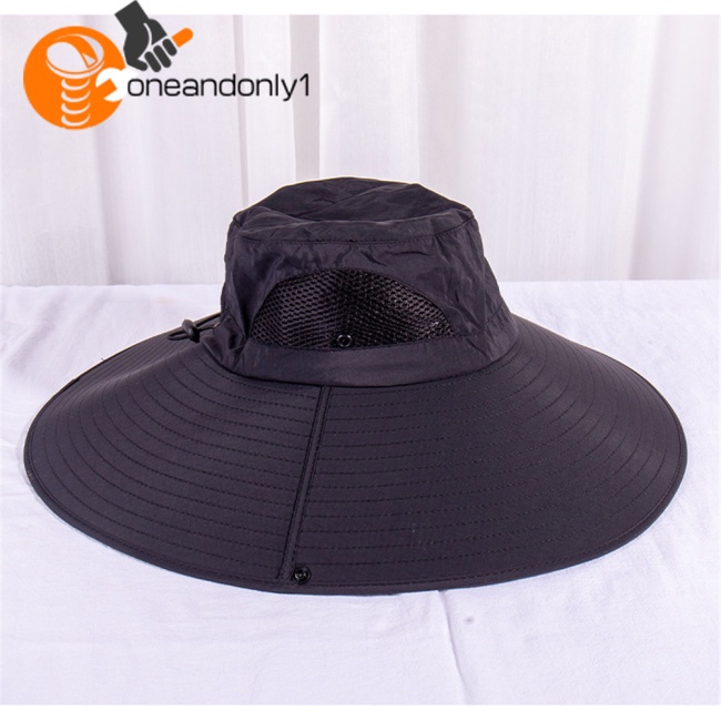 Mũ Tai Bèo Rộng Vành Phối Lưới Nhanh Khô Thời Trang Đi Biển