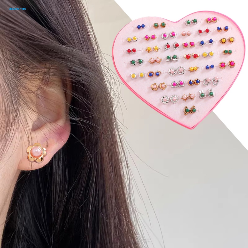 Bộ 36 Đôi Bông Tai Thời Trang Nhẹ Nhàng Nữ Tính