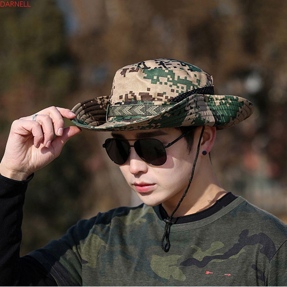 DARNELL Mũ Tai Bèo Họa Tiết Rằn Ri Cá Tính Thời Trang Cho Nam