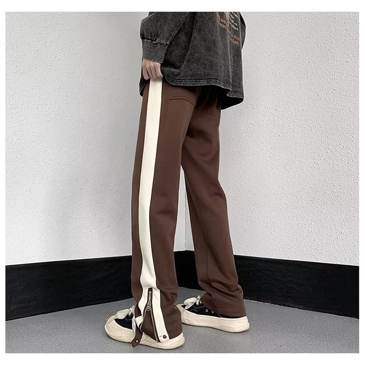 Quần Dài Thể Thao Dáng Rộng Có Khóa Kéo Thời Trang Mùa Hè Cho Nam