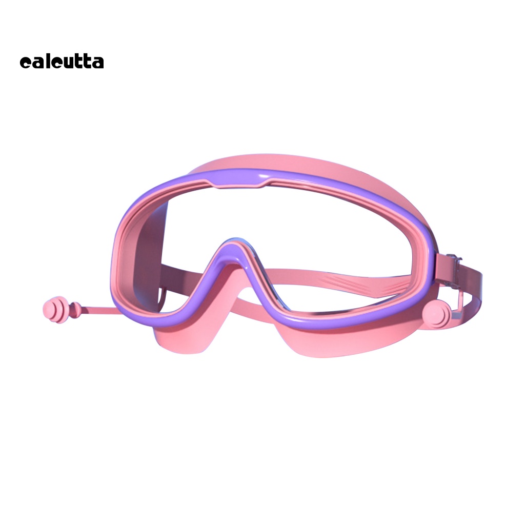 Kính Bơi Kèm Bịt Tai Trong Suốt Chống Rò Rỉ Tiện Dụng Cho Bé
