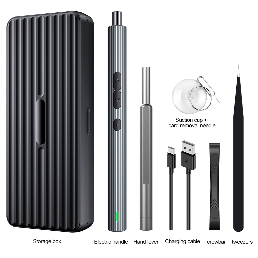 Bộ Tua Vít Điện Tử Tự Động 58 Trong 1 ZIQQUCU Có Đèn Led Chuyên Dụng Sửa Chữa Điện Thoại Laptop Đồng Hồ