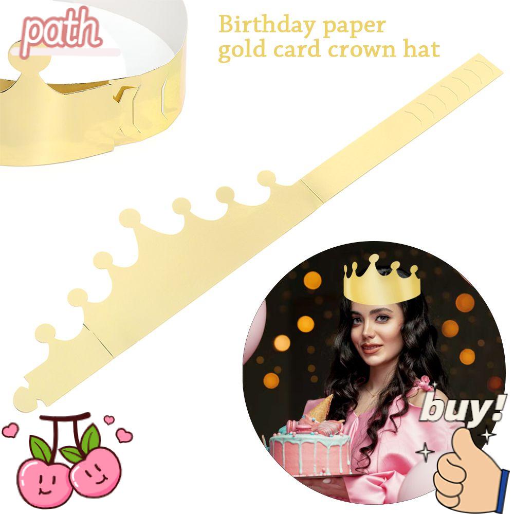 PATH Set 10 Vương Miện Giấy Trang Trí Tiệc Cho Bé