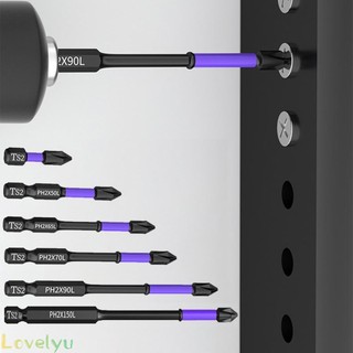 ⭐ready stock ⭐6pcs ph2 magnetic batch head cross screwdriver impact drill bit screw 25-150mm