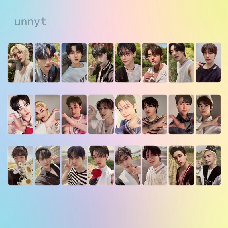 Bộ Sưu Tập 8 Thẻ Hình Nhóm Nhạc Stray Kids Polaroid