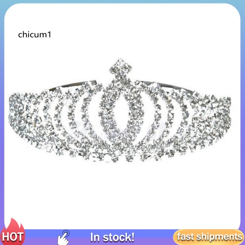 Vương Miện Đính Đá Lấp Lánh Sang Trọng Cho Cô Dâu