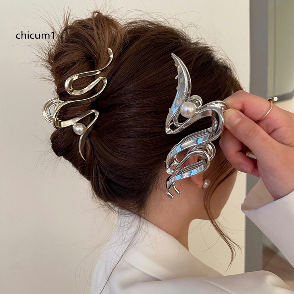 Kẹp Tóc Đính Ngọc Trai Giả Tinh Tế Cho Nữ