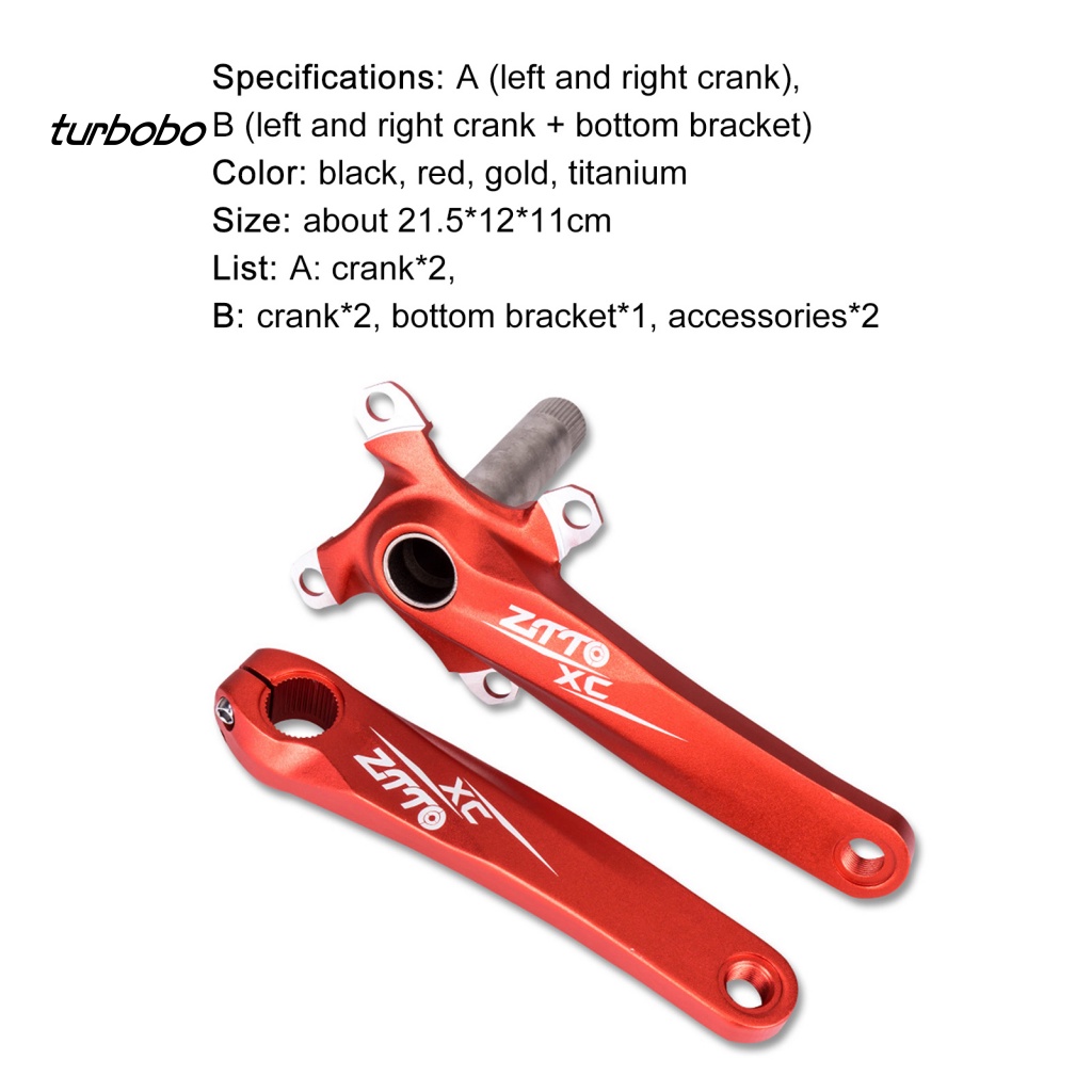 Trục Quay Xe Đạp Leo Núi Màu Sắc Tươi Sáng Chất Lượng Cao