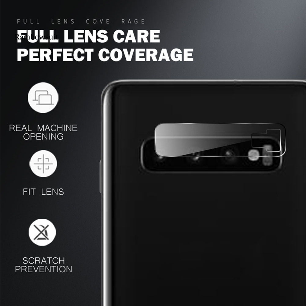 Set 3 Kính Cường Lực Bảo Vệ Camera Cho Samsung Galaxy S9 S8 S10 Plus Lite