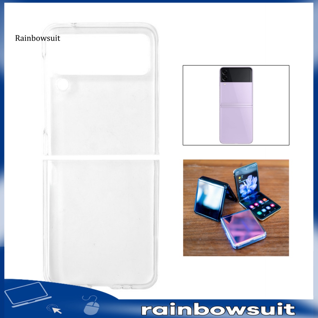 Ốp Điện Thoại PC Trong Suốt Có Thể Gập Lại Cho Galaxy Z Flip3