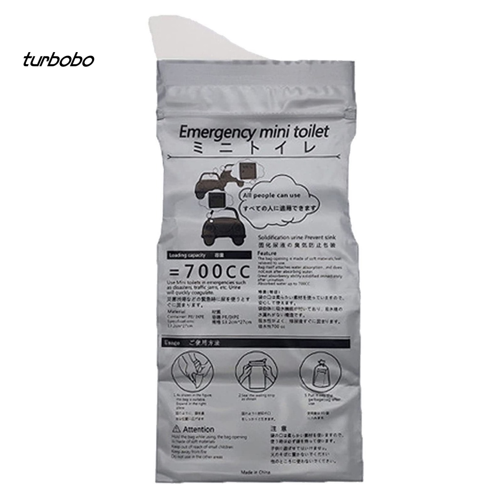 Túi Đi Vệ Sinh Khẩn Cấp 700ml Thấm Hút Tốt Tiện Dụng Cho Xe Hơi