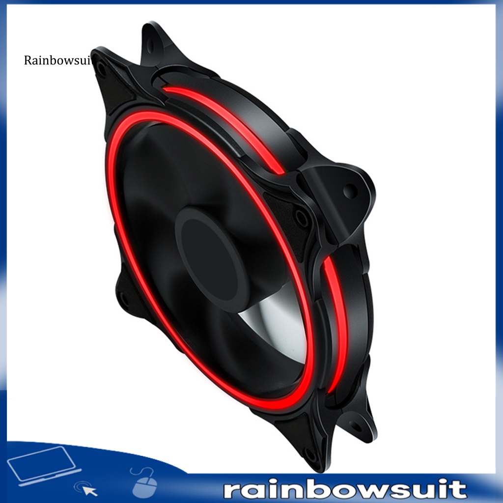 Quạt Tản Nhiệt Làm Mát Có Đèn LED Nhiều Màu 120mm Cho Máy Tính