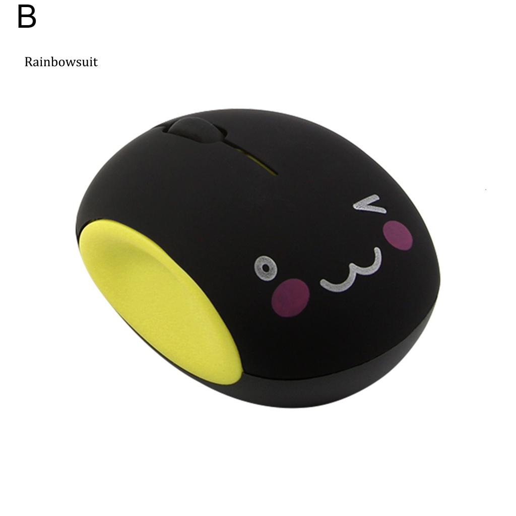 Chuột Không Dây 1200DPI 3 Nút USB 20 Họa Tiết Dễ Thương Có Thể Sạc Lại Cho Máy Tính