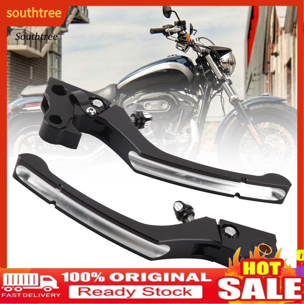 Bộ 2 Cần Gạt Ly Hợp Điều Chỉnh Được Cài Đặt Dễ Dàng Bằng Nhôm Cho XL Sportster 2004-2013