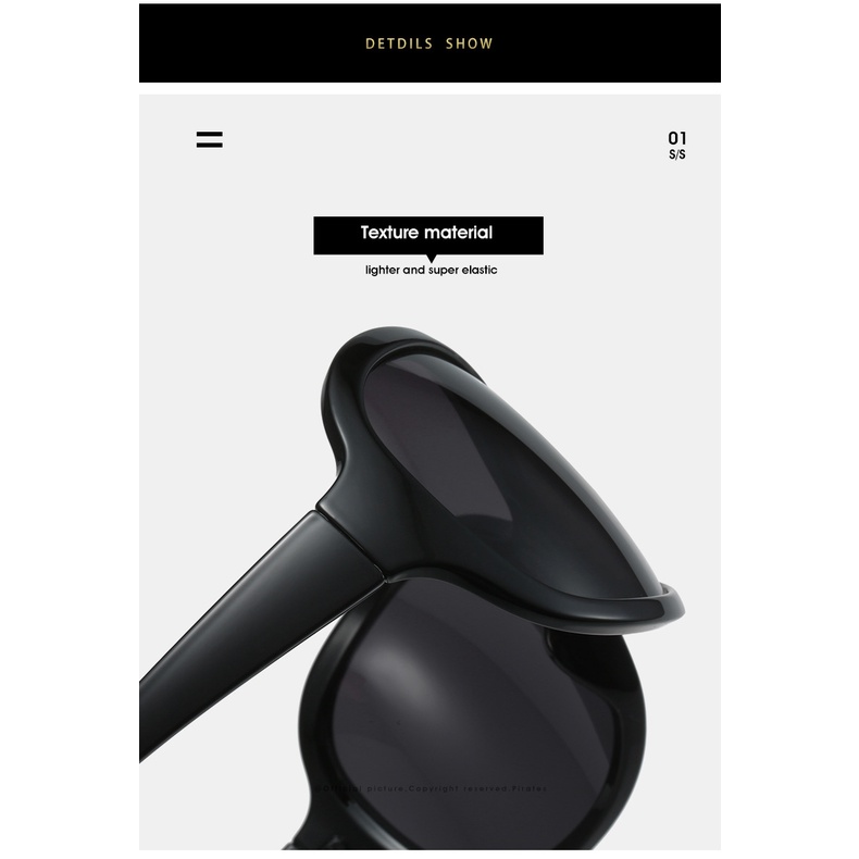 Kính Mát Gọng Lớn Phong Cách Âu Mỹ Mới 2023