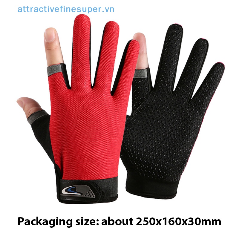 1 Đôi Găng Tay Câu Cá Chống Trượt Thoáng Khí