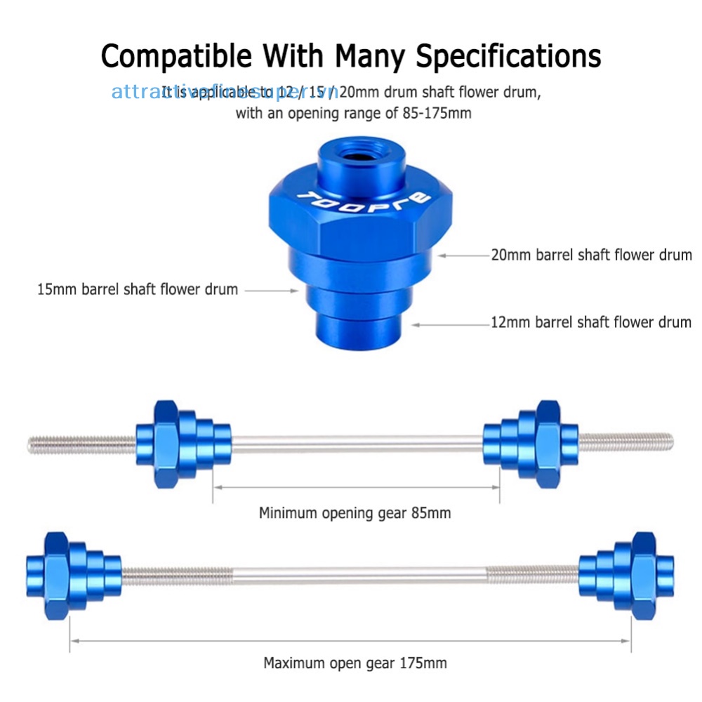 Khớp Nối Trục Bánh Xe Đạp 12 / 15 / 20mm