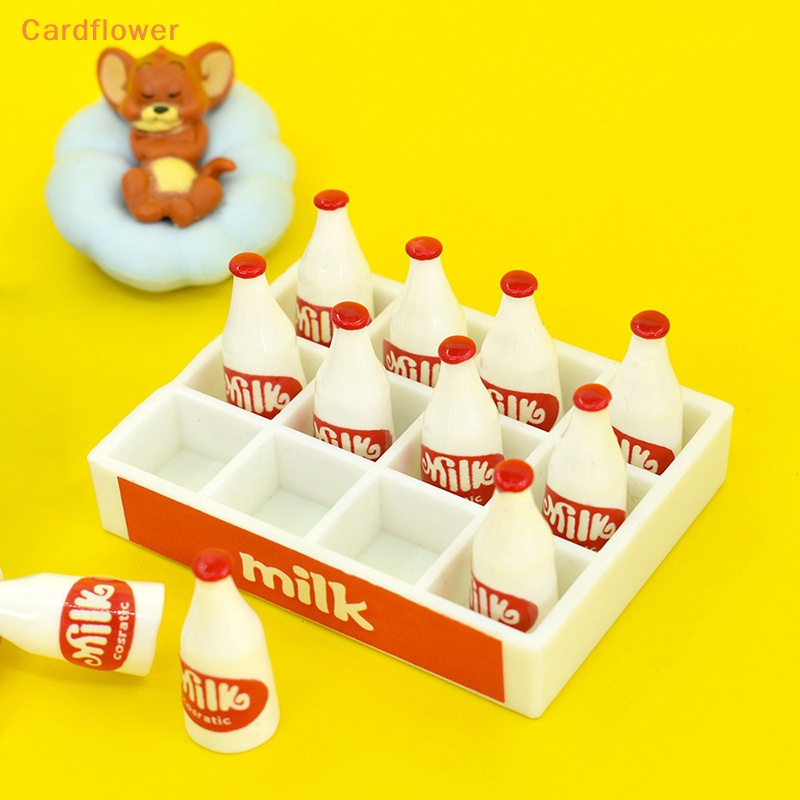Bộ Mô Hình Chai Nước Ngọt / Soda Mini Dùng Trang Trí Nhà Búp Bê Mới