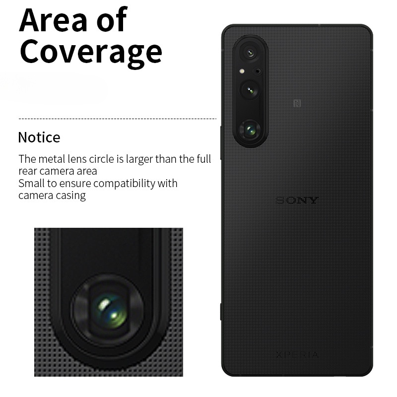 Miếng Dán Bảo Vệ Ống Kính Máy Ảnh Bằng Nhôm Cho SONY Xperia 1 V 10 V SONY Xperia1V Xperia10V