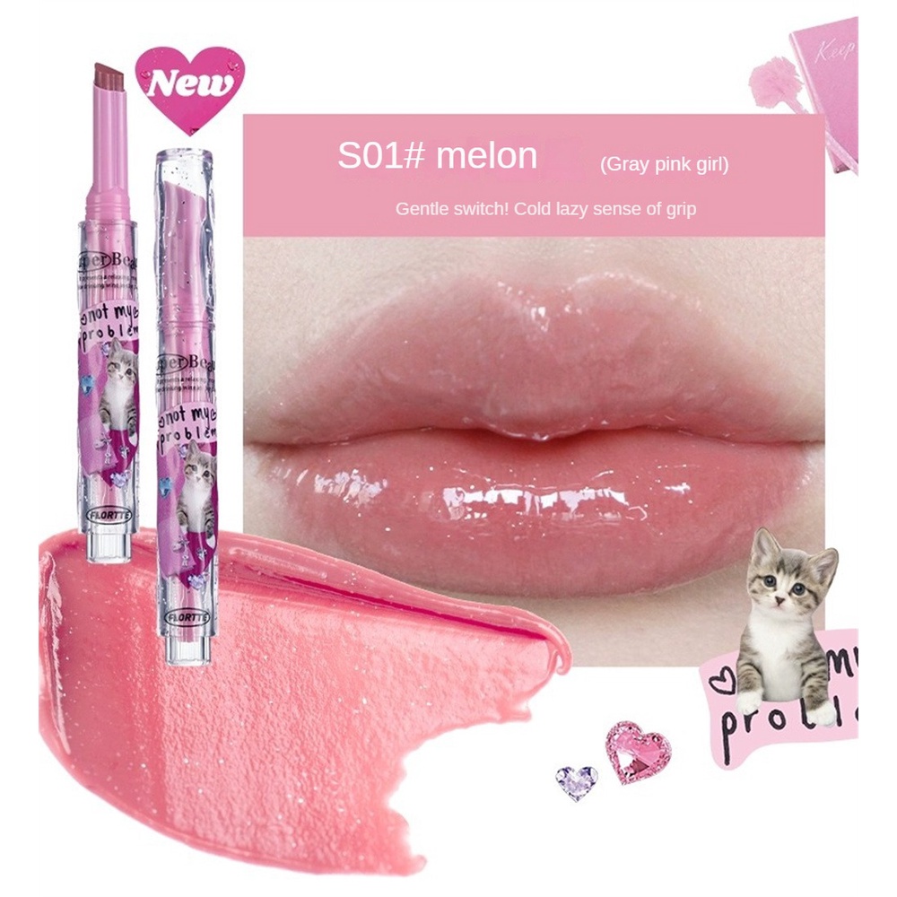 Mới Flortte/Hoa Lolia Mỹ Flash Son Môi Lạ Melia Môi Rắn Mật Ong Aqua Môi Men Bri