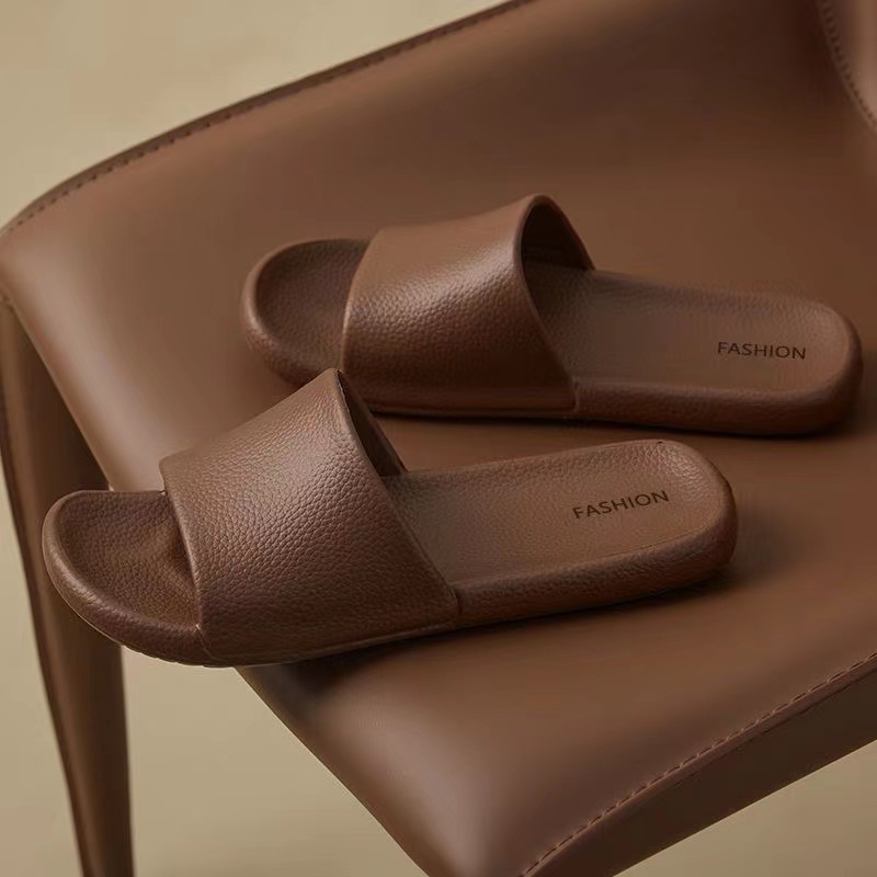 Dép Đi Trong Nhà Tắm Đế EVA Mềm Chống Trượt Thoải Mái Sang Trọng Cho Nam Nữ