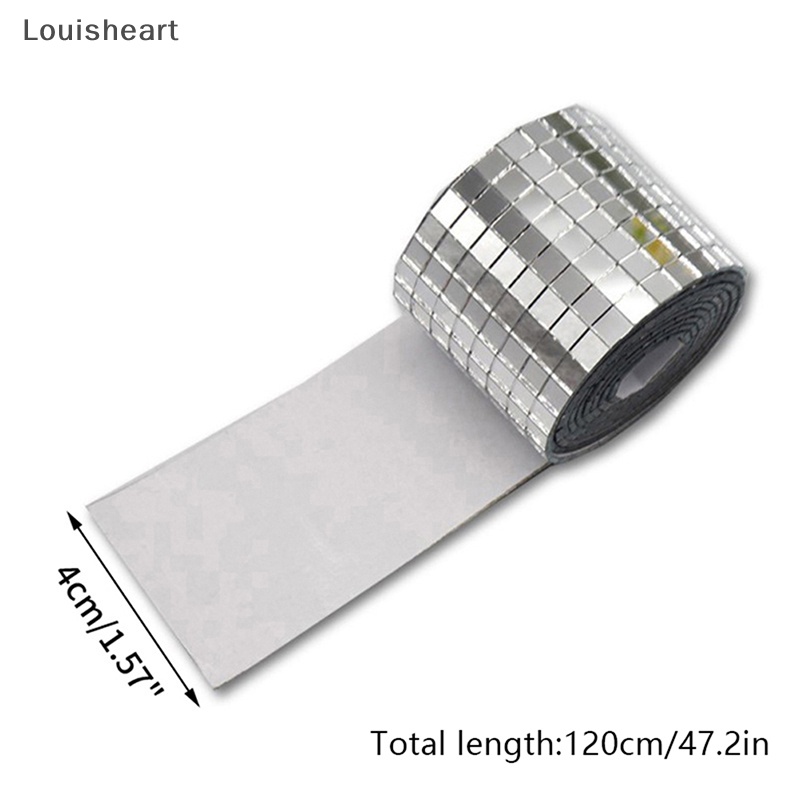 Gương Dán Tường Tự Dính Hình Vuông / Tròn Mini Hiệu Louisheart TFG